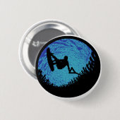 HET WAKEBOARING ÉÉN RONDE BUTTON 5,7 CM (Voorkant /achterkant)