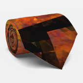 Het Wall Abstract Art Stropdas (Opgerold)