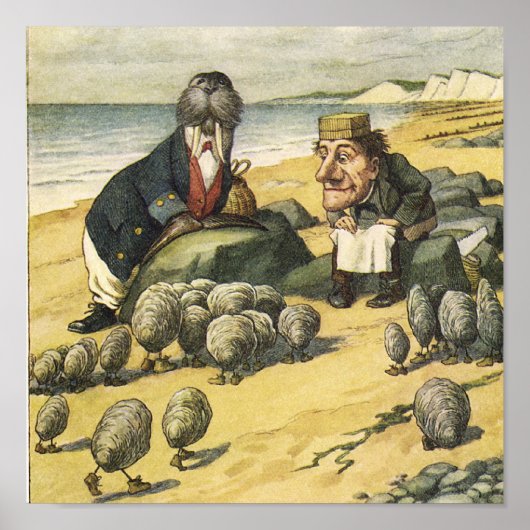 Het Walrus Canvas Poster (Voorkant)