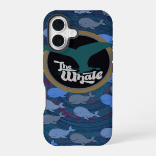 het walvis geweldige patroon iPhone 16 hoesje