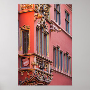 Het Walvis Huis Exterieur, Duitsland Poster