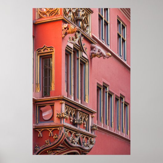 Het Walvis Huis Exterieur, Duitsland Poster (Voorkant)