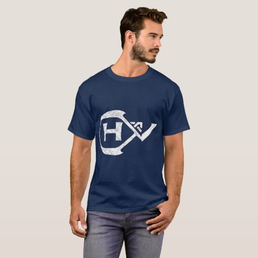 Het wandelen met een Viking door Chach Industry Cl T-shirt (Voorkant volledig)