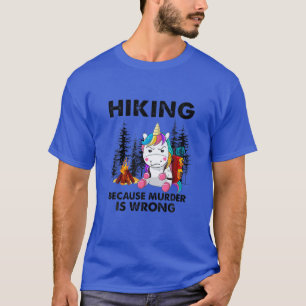 Het wandelen omdat de moord verkeerd is t-shirt