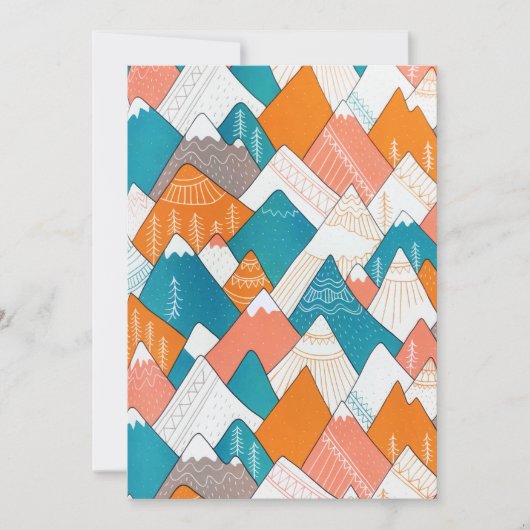 Het wandelende kamperen van de Wereldoorreis bergt Feestdagenkaart (Voorkant)