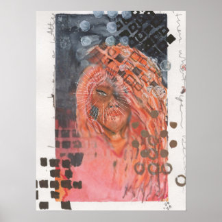 Het Wandress Mixed-Media Poster