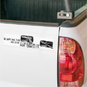 Het wapen de schuld geven bumpersticker (Op Truck)