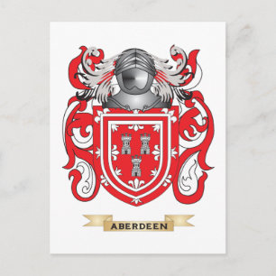 Het wapen van Aberdeen (familiewapen) Briefkaart