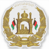 Het wapen van Afghanistan (2004-2021) Sticker (Voorkant)