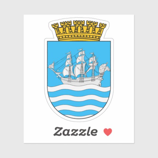 Het wapen van Arendal Sticker (Vel)