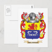 Het wapen van Balderas (familiewapen) Briefkaart (Voorkant / Achterkant)