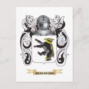 Het wapen van Beresford (familiewapen) Briefkaart