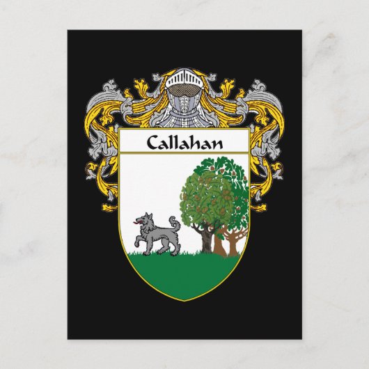 Het wapen van Callahan (gemanteld) Briefkaart (Voorkant)