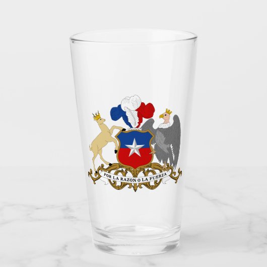Het wapen van Chile Glas (Voorkant)