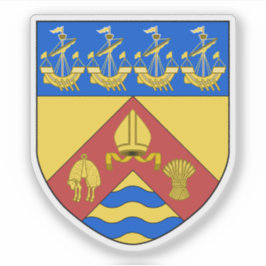 Het wapen van Christchurch, Nieuw-Zeeland Sticker