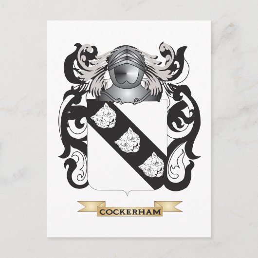 Het wapen van Cockerham Briefkaart (Voorkant)