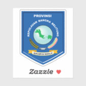 Het wapen van de Bangka Belitung-eilanden, Indones Sticker (Vel)
