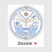 Het wapen van de Marshalleilanden Sticker (Vel)