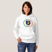 Het wapen van de Republiek Ierland - Circle Shape Hoodie (Voorkant volledig)
