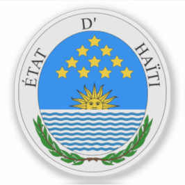 Het wapen van de staat Haïti (1807-1811) Sticker