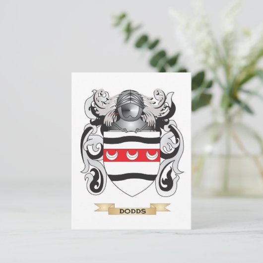 Het wapen van Dodds Briefkaart (Staand voorkant)