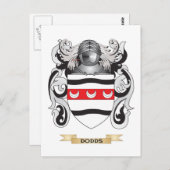Het wapen van Dodds Briefkaart (Voorkant / Achterkant)