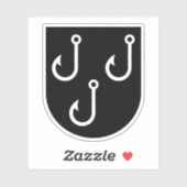 Het wapen van Emmen, Zwitserland Sticker (Vel)