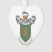 Het wapen van Farrell Clan van Ierland & tartan Ornament (voorkant)