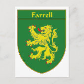 Het wapen van Farrell/Family Crest Briefkaart (Voorkant)