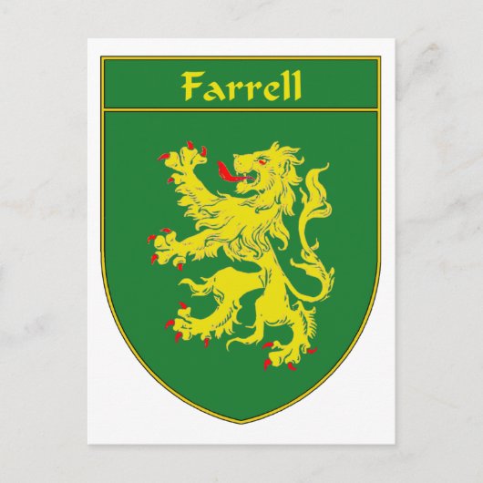 Het wapen van Farrell/Family Crest Briefkaart (Voorkant)