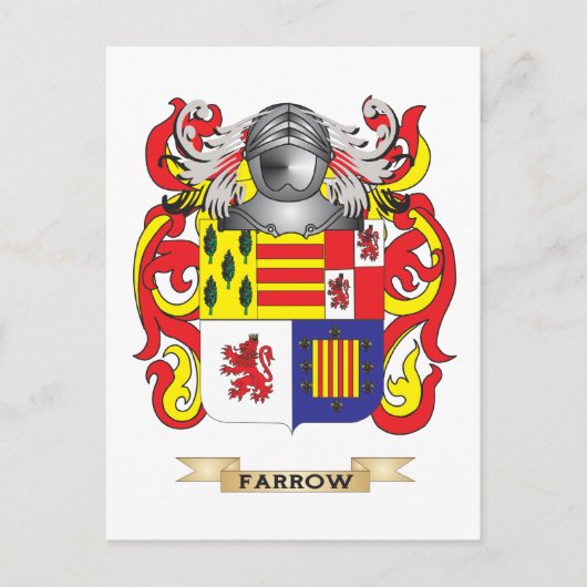 Het wapen van Farrow Briefkaart (Voorkant)