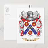Het wapen van Finley Briefkaart (Voorkant / Achterkant)