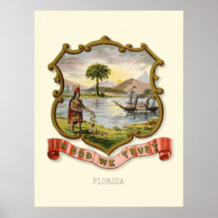 Het wapen van Florida (1876) Poster