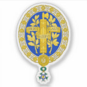 Het wapen van Frankrijk (1905-1953) Sticker (Voorkant)