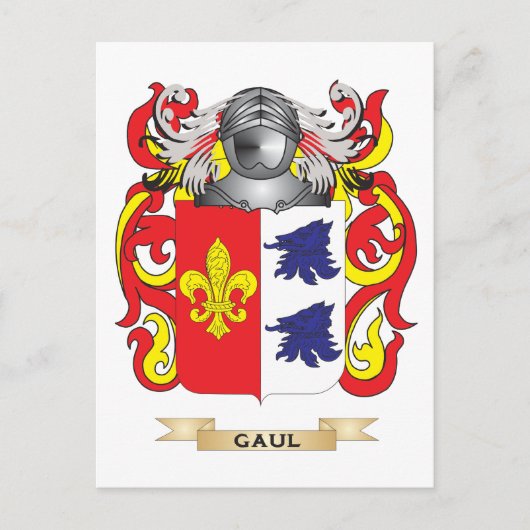 Het wapen van Gallië (familiewapen) Briefkaart (Voorkant)