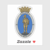 Het wapen van Halden Sticker (Vel)