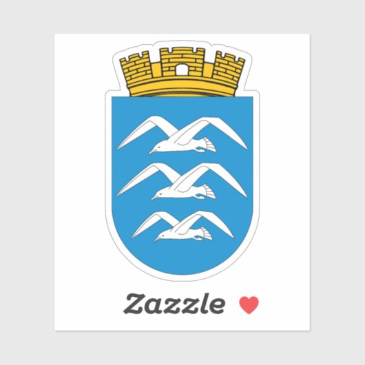 Het wapen van Haugesund Sticker (Vel)