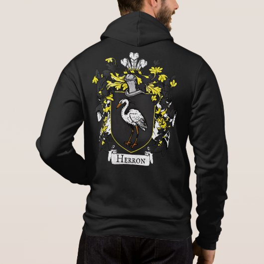 Het wapen van Herron Mannen Hoodie (Achterkant)