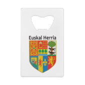het wapen van het Baskenland (Euskal Herria), Creditkaart Flessenopener (Achterkant)