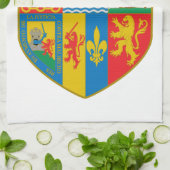 het wapen van het Baskenland (Euskal Herria), Theedoek (Gevouwen)