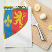 het wapen van het Baskenland (Euskal Herria), Theedoek (Quarter Fold)