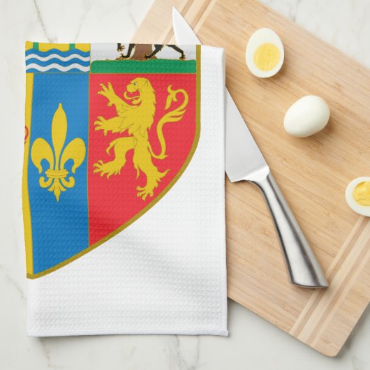 het wapen van het Baskenland (Euskal Herria), Theedoek (Quarter Fold)