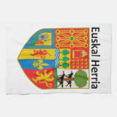 het wapen van het Baskenland (Euskal Herria), Theedoek (Horizontaal)