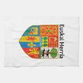 het wapen van het Baskenland (Euskal Herria), Theedoek (Horizontaal)