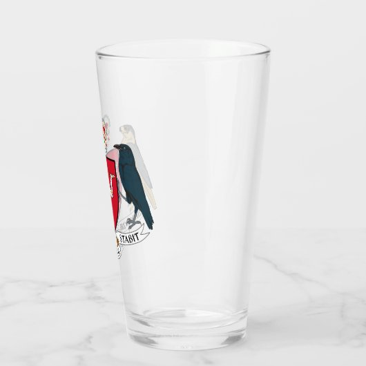 Het wapen van het eiland Man Glas (Links)