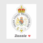 Het wapen van het Niger Coast Protectorate Sticker (Vel)