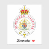 Het wapen van het Protectoraat Noord-Nigeria Sticker (Vel)