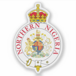 Het wapen van het Protectoraat Noord-Nigeria Sticker