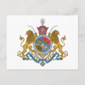 Het wapen van Iran (1925-1979) Briefkaart (Voorkant)