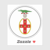 Het wapen van Jamaica (1875-1906) Sticker (Vel)